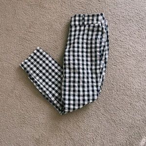 LOFT Gingham Pants!!